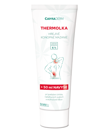 Cannaderm Thermolka hřejivé konopné mazání
